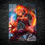 متال پوستر lina از گیم دوتا2 , dota2 با کد D-060
