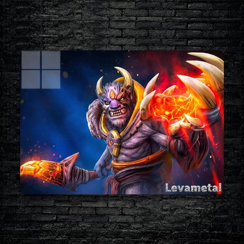 متال پوستر lion از گیم دوتا2 , dota2 با کد D-071