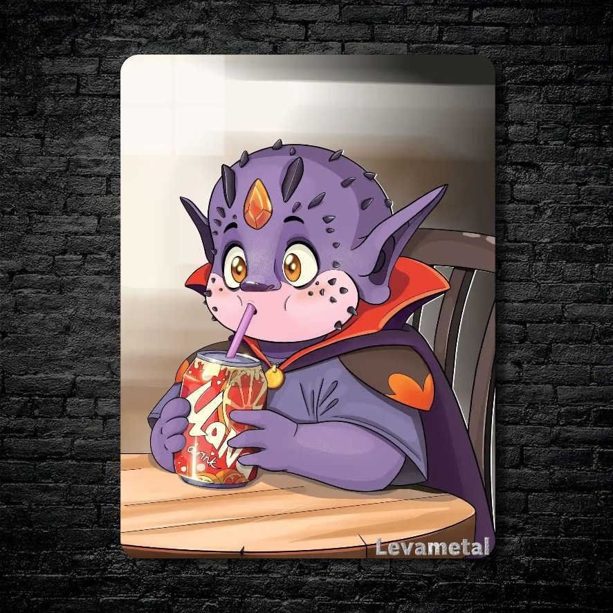 متال پوستر lion از گیم دوتا2 , dota2 با کد D-076