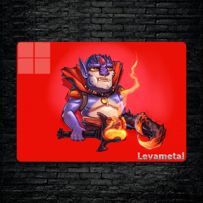 متال پوستر lion از گیم دوتا2 , dota2 با کد D-077