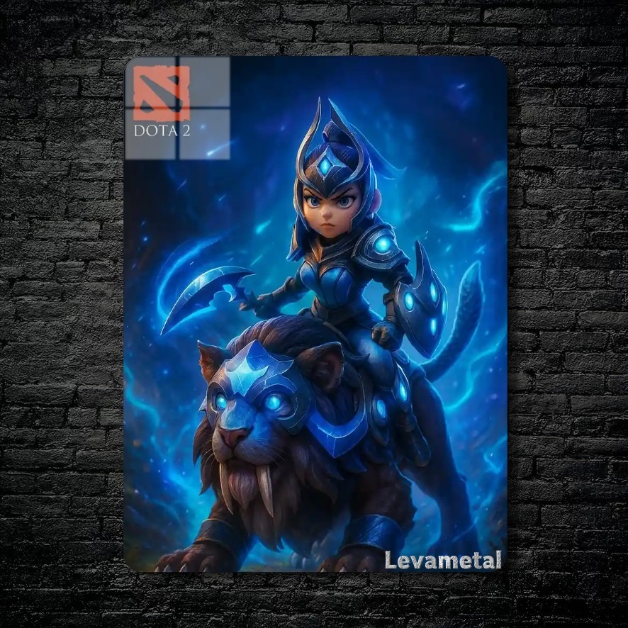 متال پوستر luna از گیم دوتا2 , dota2 با کد D-088