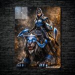 متال پوستر luna از گیم دوتا2 , dota2 با کد D-092