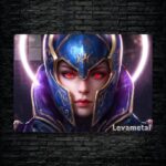 متال پوستر luna از گیم دوتا2 , dota2 با کد D-100