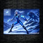 متال پوستر luna از گیم دوتا2 , dota2 با کد D-103