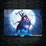 متال پوستر luna از گیم دوتا2 , dota2 با کد D-106