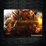 متال پوستر lycan از گیم دوتا2 , dota2 با کد D-113