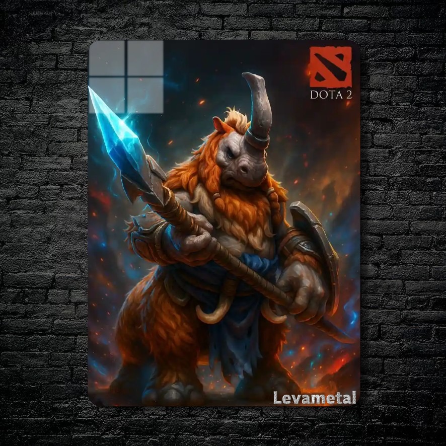 متال پوستر maguns از گیم دوتا2 , dota2 با کد D-117