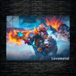 متال پوستر maguns از گیم دوتا2 , dota2 با کد D-121