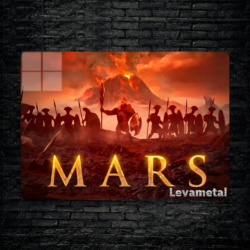متال پوستر mars از گیم دوتا2 , dota2 با کد D-143