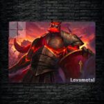 متال پوستر mars از گیم دوتا2 , dota2 با کد D-144