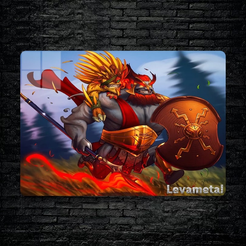متال پوستر mars از گیم دوتا2 , dota2 با کد D-147