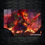 متال پوستر mars از گیم دوتا2 , dota2 با کد D-148