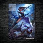 متال پوستر mirana از گیم دوتا2 , dota2 با کد D-185
