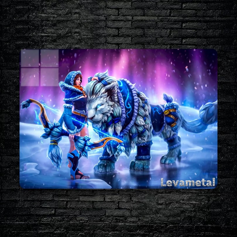 متال پوستر mirana از گیم دوتا2 , dota2 با کد D-190