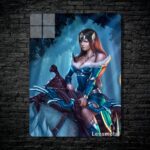 متال پوستر mirana از گیم دوتا2 , dota2 با کد D-191