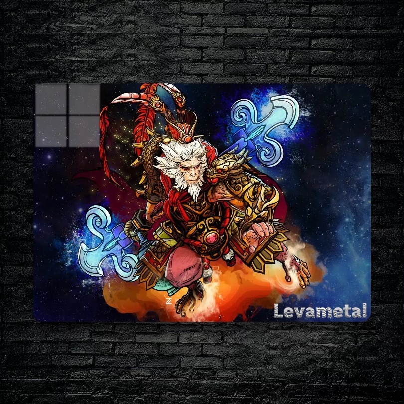 متال پوستر monkey king از گیم دوتا2 , dota2 با کد D-201