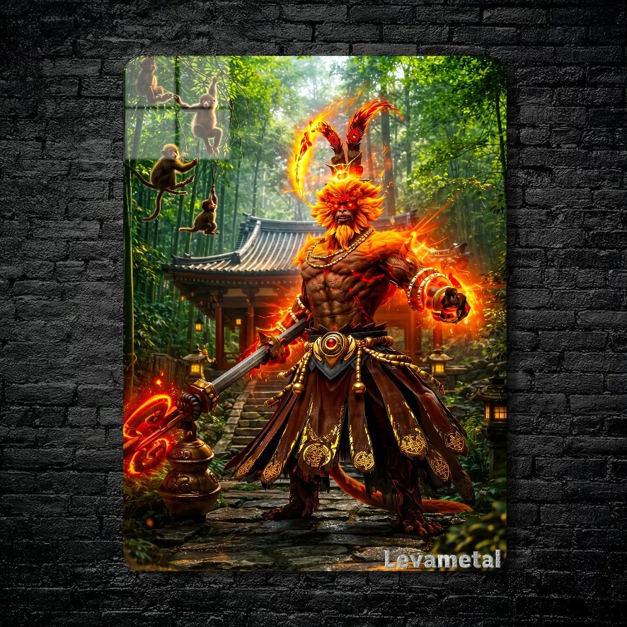 متال پوستر monkey king از گیم دوتا2 , dota2 با کد D-205