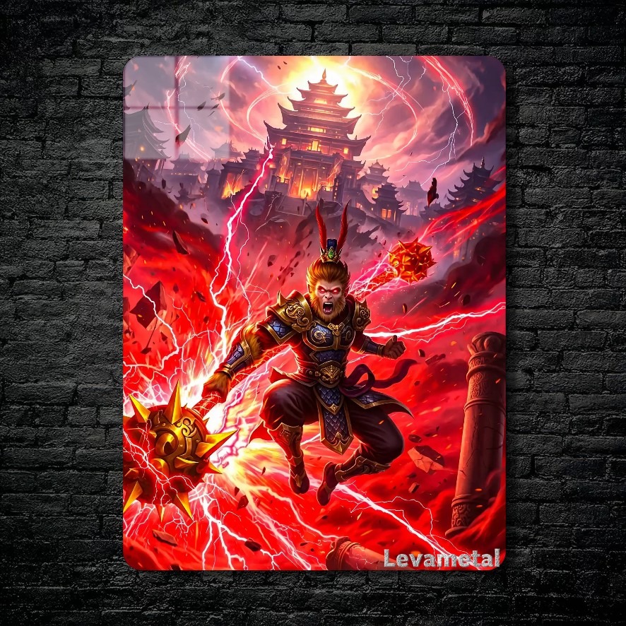 متال پوستر monkey king از گیم دوتا2 , dota2 با کد D-206