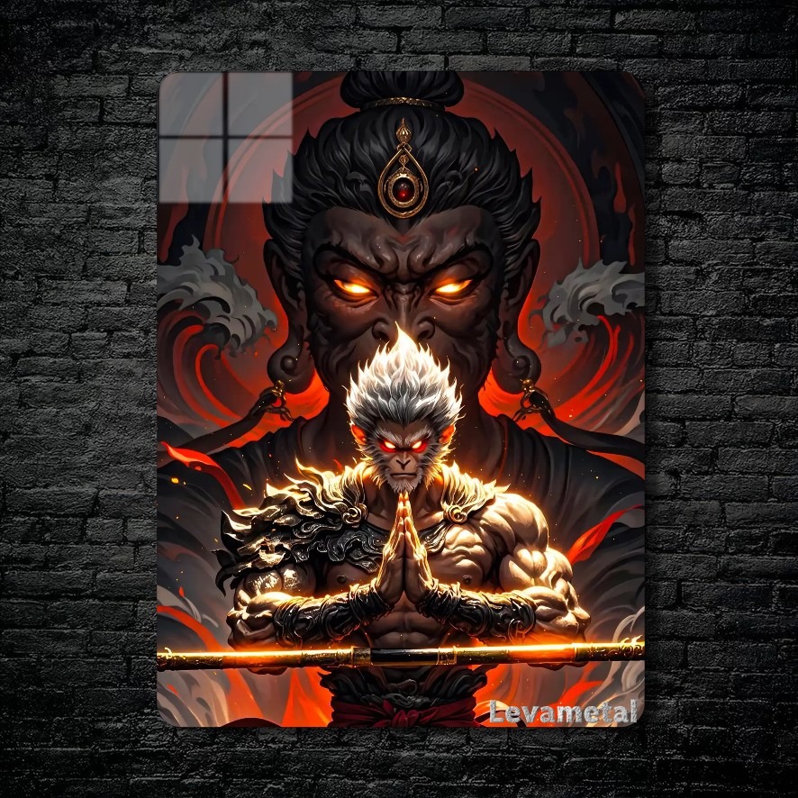 main-mockup-19375-1783800832.jpeg متال پوستر monkey king از گیم دوتا2 , dota2 با کد D-208