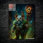 متال پوستر natures prophet از گیم دوتا2 , dota2 با کد D-229