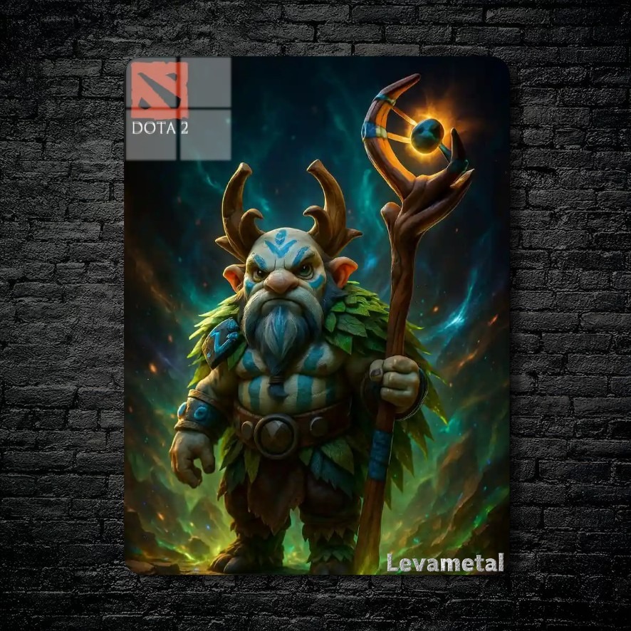 متال پوستر natures prophet از گیم دوتا2 , dota2 با کد D-229
