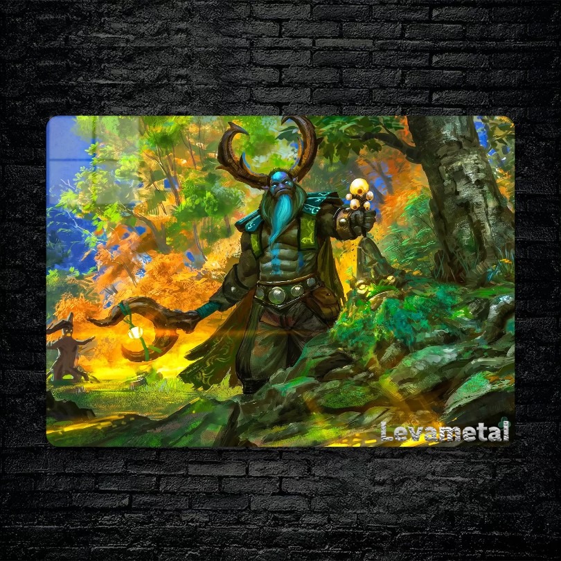 متال پوستر natures prophet از گیم دوتا2 , dota2 با کد D-234