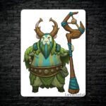 متال پوستر natures prophet از گیم دوتا2 , dota2 با کد D-235