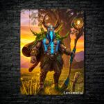 متال پوستر natures prophet از گیم دوتا2 , dota2 با کد D-240