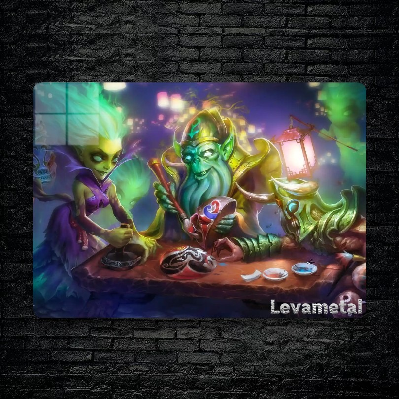 متال پوستر necrophos از گیم دوتا2 , dota2 با کد D-246