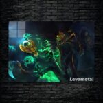 متال پوستر necrophos از گیم دوتا2 , dota2 با کد D-247