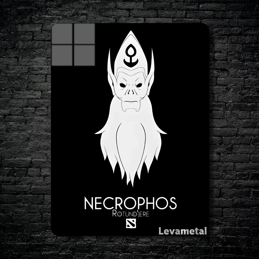 متال پوستر necrophos از گیم دوتا2 , dota2 با کد D-251