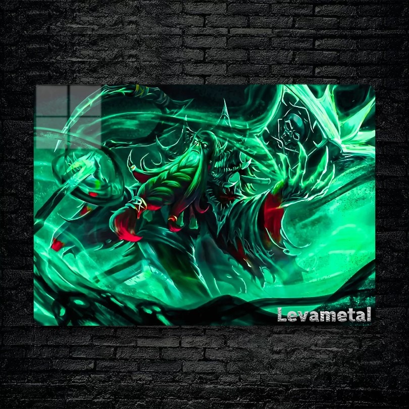 متال پوستر necrophos از گیم دوتا2 , dota2 با کد D-256