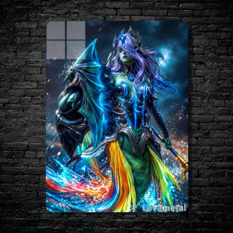 متال پوستر naga siren از گیم دوتا2 , dota2 با کد D-261