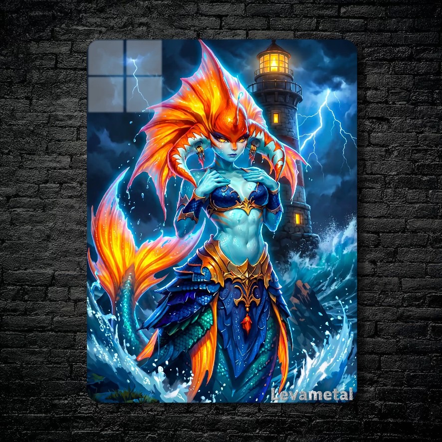 متال پوستر naga siren از گیم دوتا2 , dota2 با کد D-265