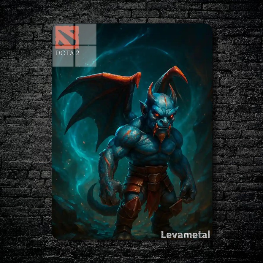 متال پوستر night stalker از گیم دوتا2 , dota2 با کد D-269