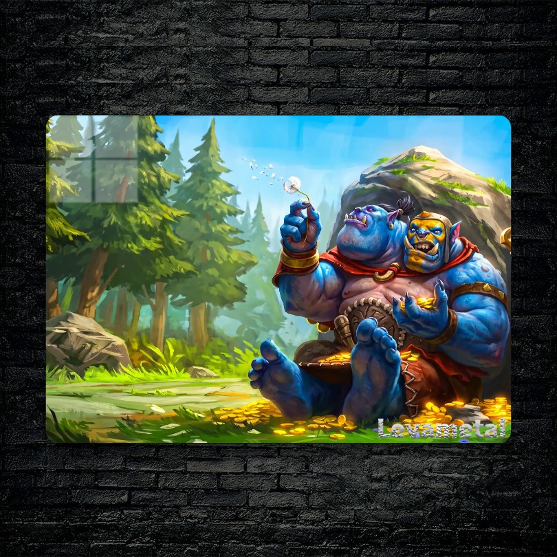متال پوستر ogre magi از گیم دوتا2 , dota2 با کد D-298