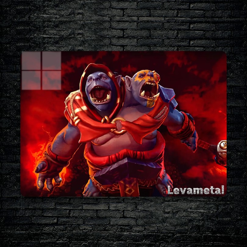 متال پوستر ogre magi از گیم دوتا2 , dota2 با کد D-294