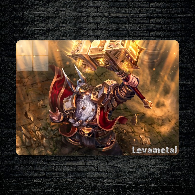 متال پوستر omniknight از گیم دوتا2 , dota2 با کد D-301