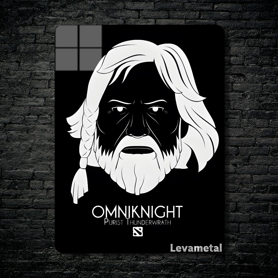 متال پوستر omniknight از گیم دوتا2 , dota2 با کد D-303