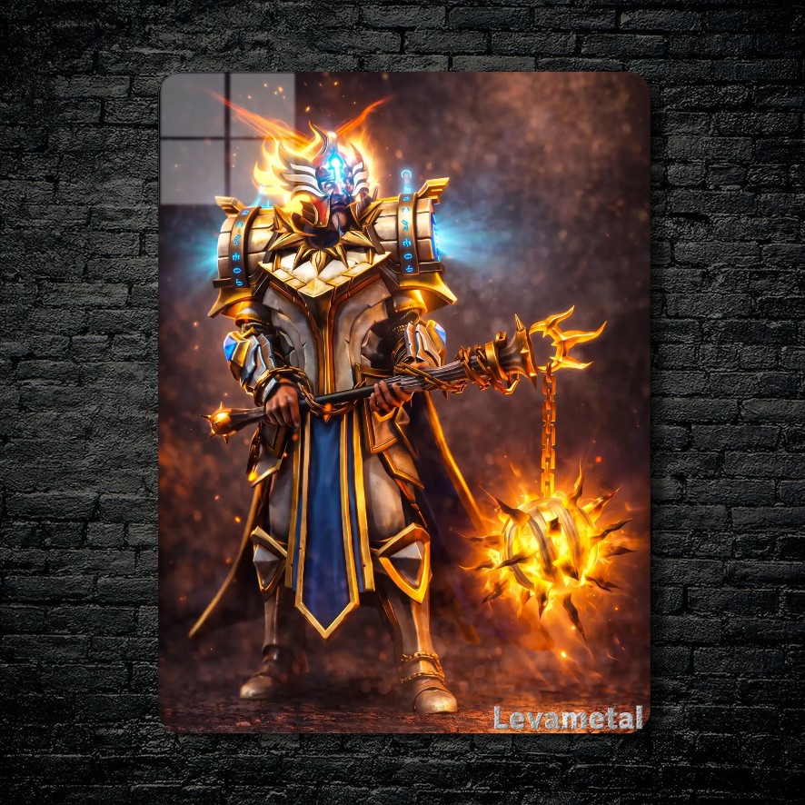متال پوستر omniknight از گیم دوتا2 , dota2 با کد D-305