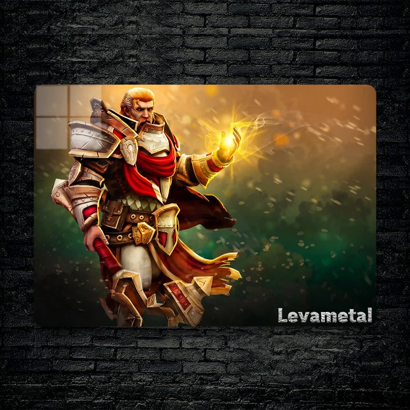 متال پوستر omniknight از گیم دوتا2 , dota2 با کد D-307