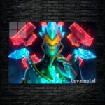 متال پوستر oracle از گیم دوتا2 , dota2 با کد D-319