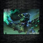متال پوستر outworld destroyer از گیم دوتا2 , dota2 با کد D-324