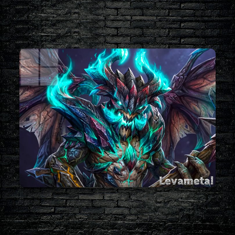 متال پوستر outworld destroyer از گیم دوتا2 , dota2 با کد D-335