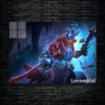متال پوستر pangolier از گیم دوتا2 , dota2 با کد D-341
