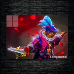 متال پوستر pangolier از گیم دوتا2 , dota2 با کد D-344
