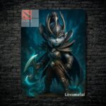 متال پوستر phantom assassin از گیم دوتا2 , dota2 با کد D-347