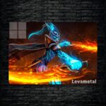 متال پوستر phantom assassin از گیم دوتا2 , dota2 با کد D-352