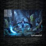 متال پوستر phantom assassin از گیم دوتا2 , dota2 با کد D-355