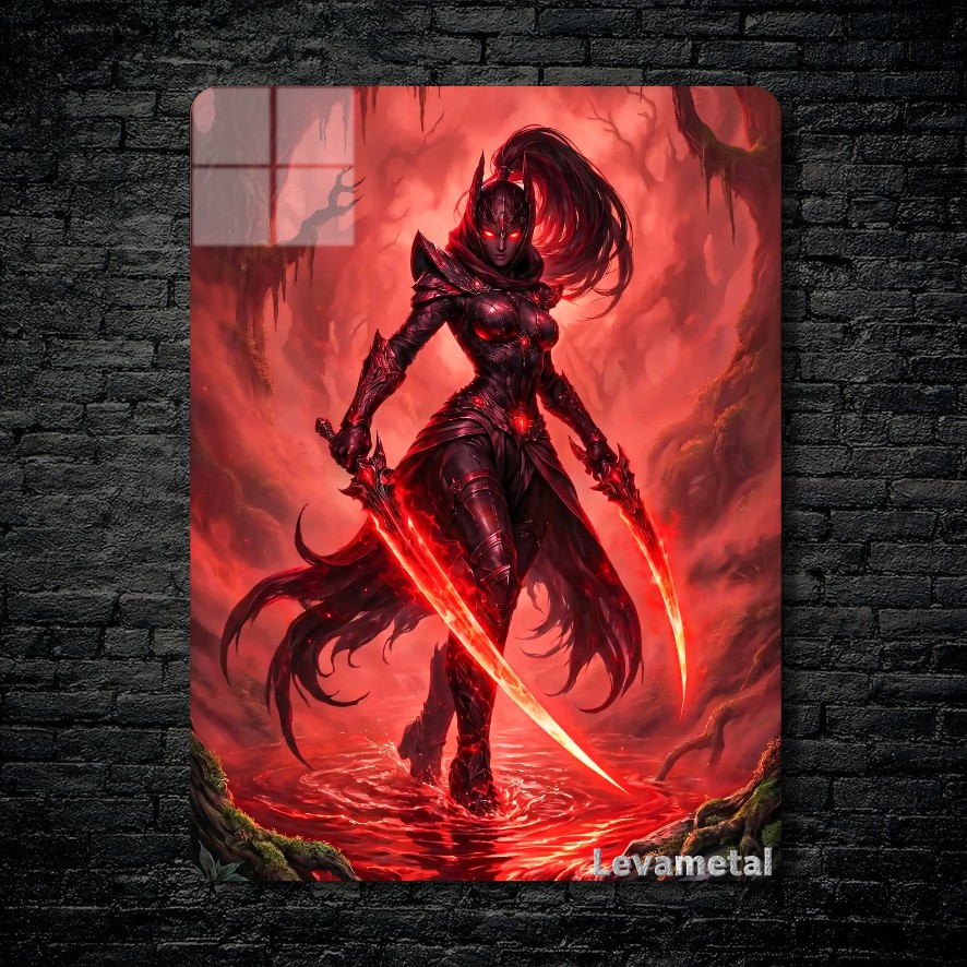 متال پوستر phantom assassin از گیم دوتا2 , dota2 با کد D-367